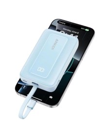 Powerbank Anker Zolo (1688) 10000mAh 30W 1USB/1C с проводом Type-C синий