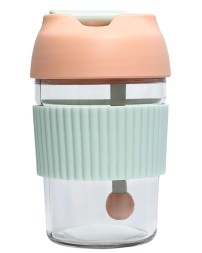 Термокружка Kiss Kiss Fish Rainbow Bobo Cup (G-U36W) розово-мятный