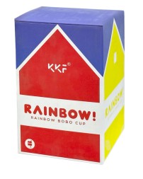 Термокружка Kiss Kiss Fish Rainbow Bobo Cup (G-U36W) розово-мятный