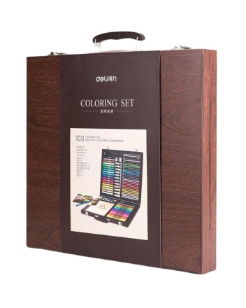  Набор для рисования DELI Painting Set Wooden Box