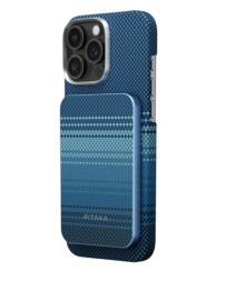 Powerbank с беспроводной зарядкой Pitaka Magnetic Aramid Fiber Qi2 5000mAh 15W Moonrise