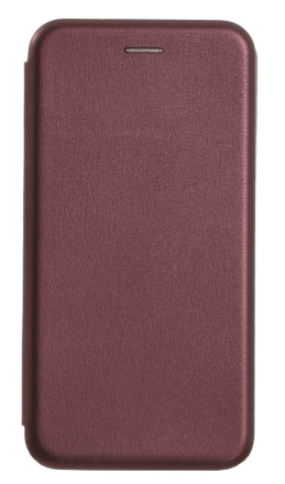  Чехол-книжка Samsung Galaxy A50S Fashion Case кожаная боковая малиновая