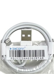 Usb Кабель-зарядка Lightning Foxconn магнитный силиконовый оригинал белый