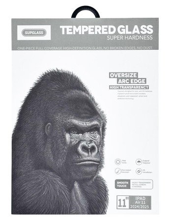  Защитное стекло для iPad Air 11 (2024/2025) Supglass SG-20 3D прозрачное