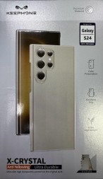 Накладка для Samsung Galaxy S24 Keephone X-Crystal Anti Yellowing прозрачный
