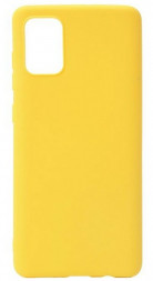 Накладка для Samsung Galaxy A31 Silicone cover желтая