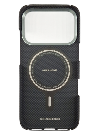  Накладка для i-Phone 17 Pro Keephone Kevlar Norra MagSnap (Zorro black) черный