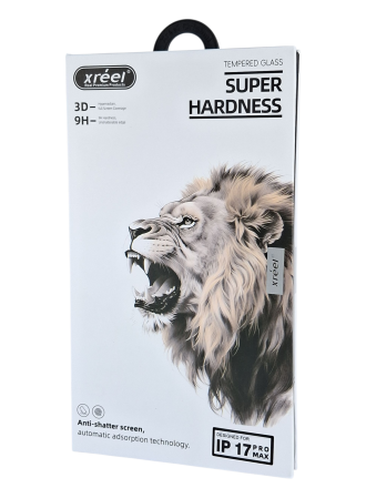  Защитное стекло для i-Phone 17 Pro Max Xreel Super Hardness 3D прозрачное