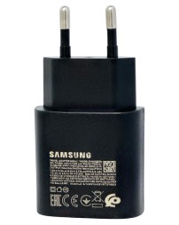 Сетевое зар. устр. для Samsung 25W TYPE-C в упаковке черное (High copy)