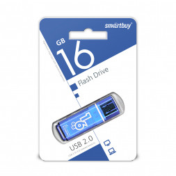 USB флеш накопитель Smartbuy 16GB Glossy Blue (SB16GBGS-B)