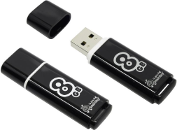 USB флеш накопитель Smartbuy 8GB Glossy Black SB8GBGS-K