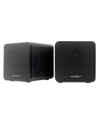 Акустическая система 2.0 Smartbuy CUBES, супер звук, дерево, 6Вт, черная (SBA-4650)/20