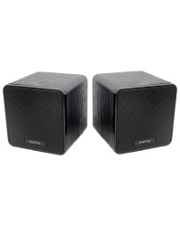 Акустическая система 2.0 Smartbuy CUBES, супер звук, дерево, 6Вт, черная (SBA-4650)/20