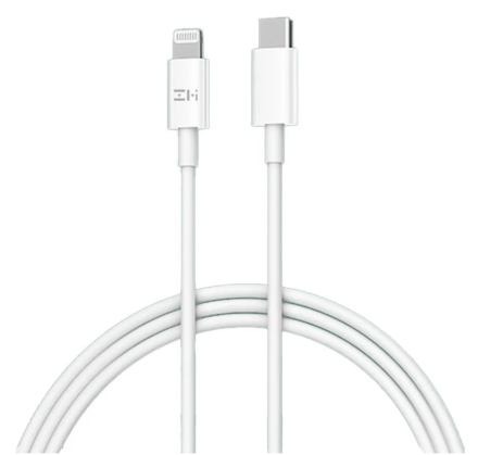  Usb Кабель-зарядка ZMI Type-C на Lightning 1.5м AL856 белый