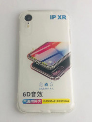 Накладка для iPhone XR силикон противоударный прозрачный