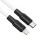 Usb Кабель-зарядка Type-C на Lightning Hoco X21 plus 20W 3A 1M белый