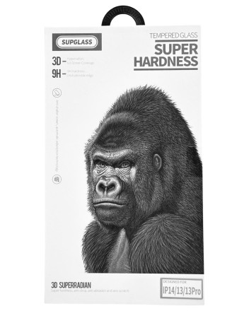  Защитное стекло для i-Phone 13/13 Pro/14 6.1&quot; Supglass XC-11 3D чёрное