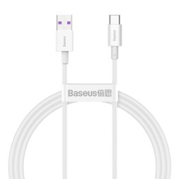 Usb Кабель-зарядка TYPE-C Baseus Superior 100W 1м (CAYS001302) белый