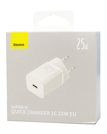  Сетевое зар. устр. Baseus Super Si 1C 3A 25W CCSP020102 белое