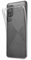 Чехол-накладка силикон 2.0мм Samsung Galaxy A02S/A03S прозрачный