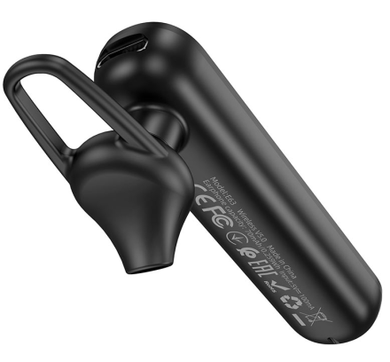  Bluetooth-гарнитура Hoco E63 BT5.0/70mAh/6ч черная