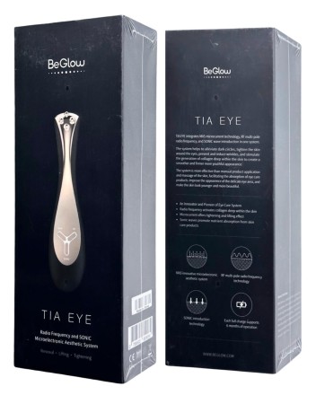  Аппарат для ухода за кожей вокруг глаз BeGlow Tia Eye черный