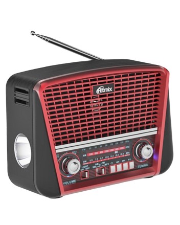  Портативный радиоприемник Ritmix RPR-050 красный