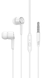 Наушники с микрофоном Hoco M104 1.2м белые