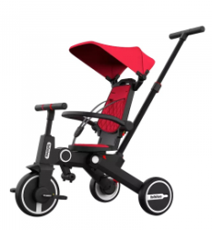 Детский трехколесный велосипед-трансформер Bebehoo Multifunctional Children Tricycle SL-168 красный