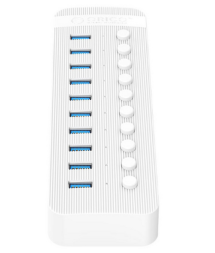 USB3.0 хаб Orico CT2U3-10AB USB3.0x10 белый