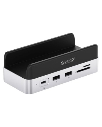  Док-станция + хаб Orico VSP10 USB3.0x3/USB-Cx3/HDMI/RJ45/MicroSD/TF/Mac Mini черный