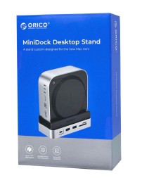 Док-станция + хаб Orico VSP10 USB3.0x3/USB-Cx3/HDMI/RJ45/MicroSD/TF/Mac Mini черный