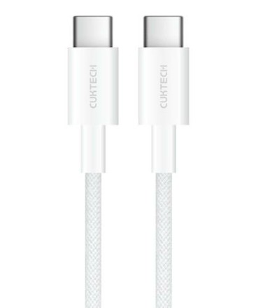  Usb Кабель-зарядка Type-C на Type-C Cuktech CTC315P 3A 60W 1.5м белый