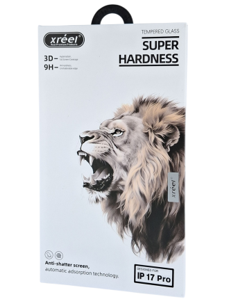  Защитное стекло для i-Phone 17 Pro Xreel Super Hardness 3D прозрачное