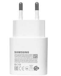 Сетевое зар. устр. для Samsung 25W TYPE-C в упаковке белое (High copy)