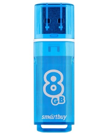  USB флеш накопитель Smartbuy 8GB Glossy Blue (SB8GBGS-B)