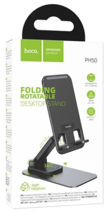  Держатель-подставка для телефона Hoco PH50 4.7-7" черный