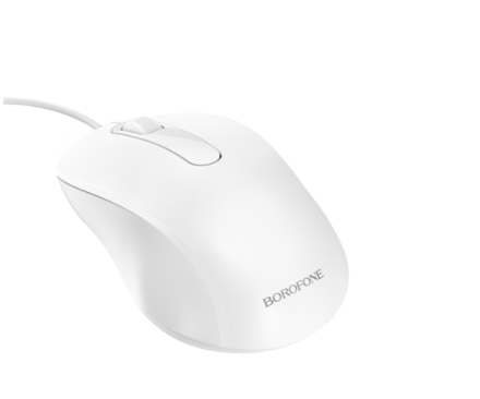  Мышь проводная Borofone BG4 белый