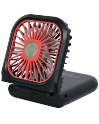 Вентилятор портативный + powerbank 3000mAh Xiaomi F20 черный