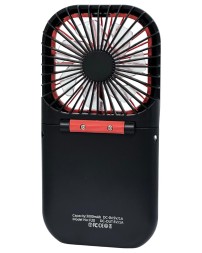 Вентилятор портативный + powerbank 3000mAh Xiaomi F20 черный