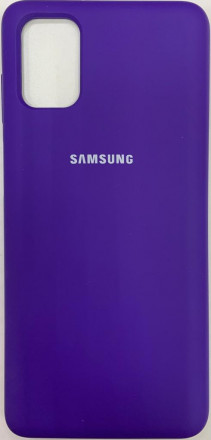 Накладка для Samsung Galaxy M51 Silicone cover фиолетовая