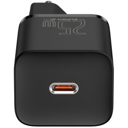 Сетевое зар. устр. Baseus Super Si 1C 3A 25W CCSP020101 черное