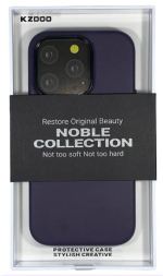 Накладка для i-Phone 14 Pro Max K-Doo Noble кожаная фиолетовый