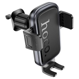 Держатель в автомобиль в воздуховод Hoco H78 с зажимом черный