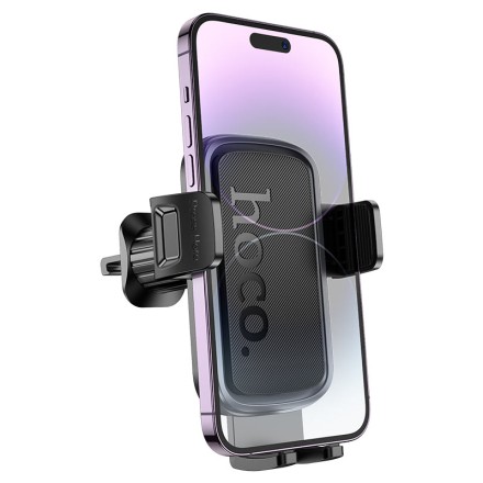  Держатель в автомобиль в воздуховод Hoco H78 с зажимом черный