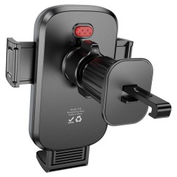 Держатель в автомобиль в воздуховод Hoco H78 с зажимом черный