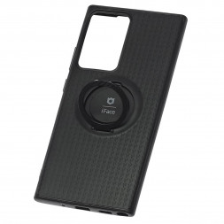 Чехол-накладка для Samsung Note 20 Ultra силикон iface с держателем чёрный