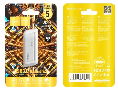  3.0 USB флеш накопитель Hoco UD11 128GB белый