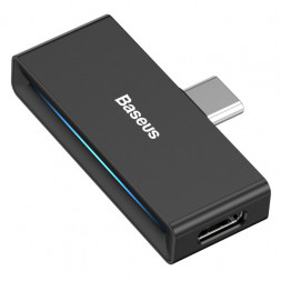 Переходник Baseus L57 USB Type-C - AUX 3.5мм+USB Type-C (CATL57-01) черный