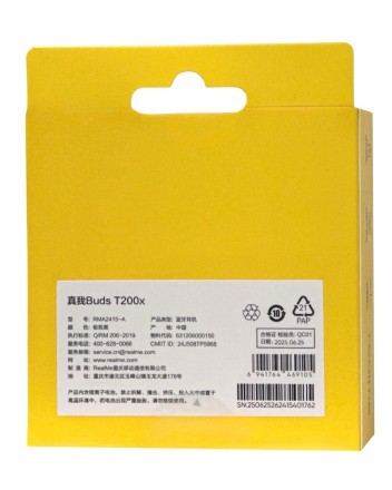  Беспроводные наушники TWS Realme Buds T200X (RMA2415-A) черные